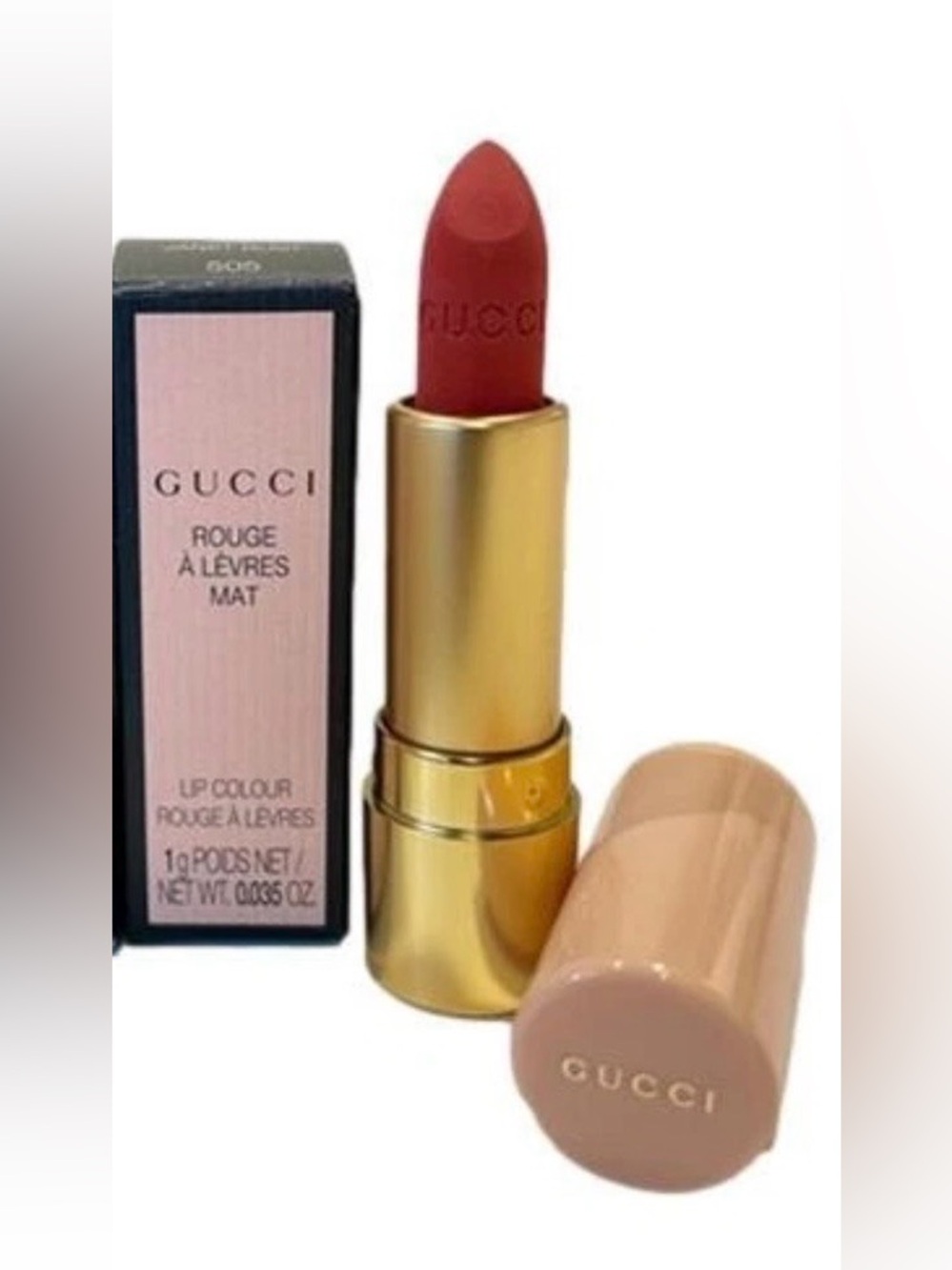 GUCCI 505 Janet Rust Matte Lipstick - Picture 2 of 7